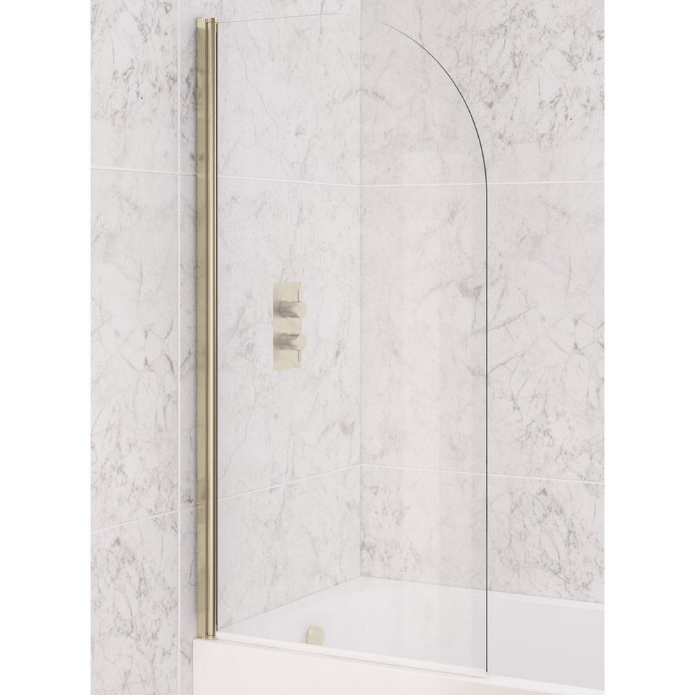 Beaufort 6mm Hinged Radius Bath Screen