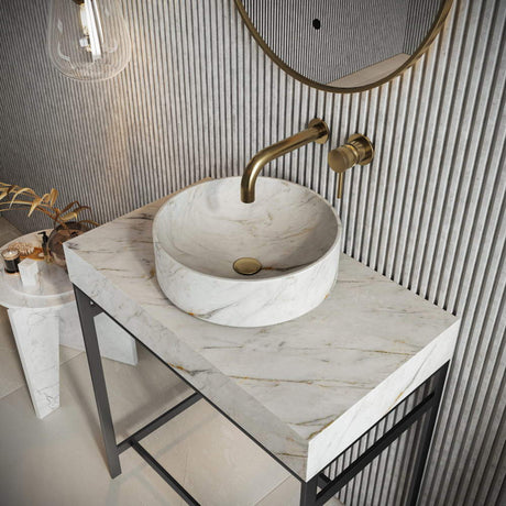 Scudo Sanctuary 350mm Round Marble Basin