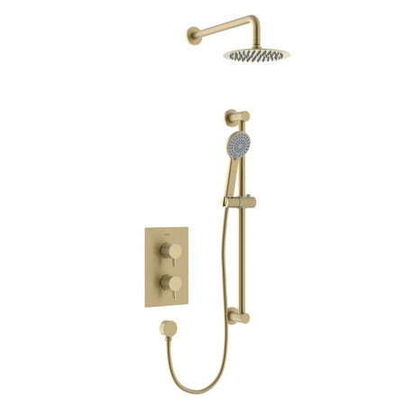 Bristan Apelo Brushed Brass Concealed Shower Pack