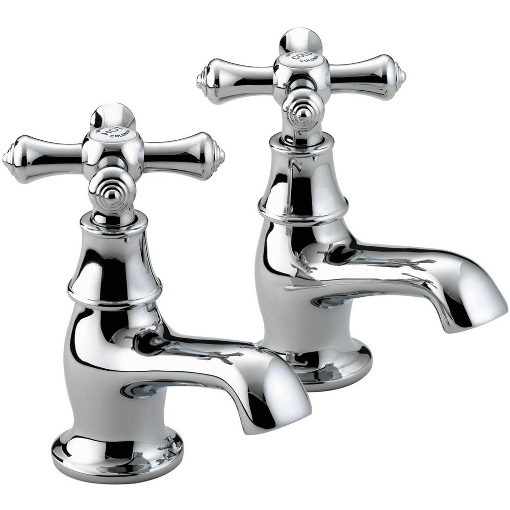 K1/2C Bristan Colonial Basin Taps Chrome