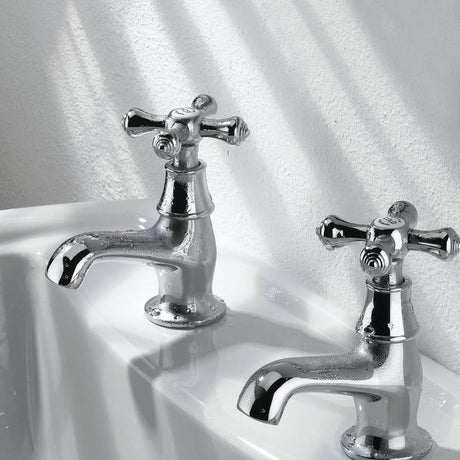 K1/2C Bristan Colonial Basin Taps Chrome Lifestyle