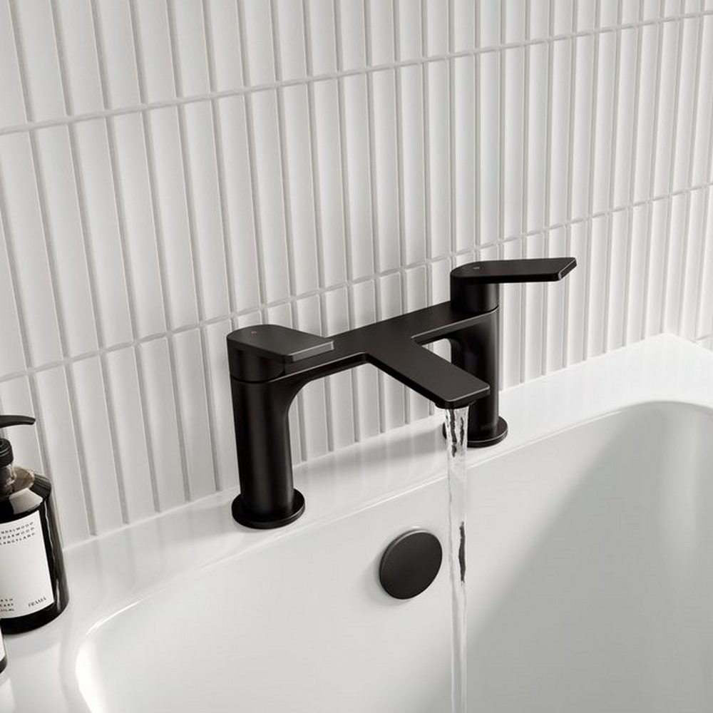 Bristan Frammento Bath Filler in Black Lifestyle