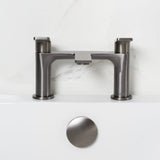 Bristan Frammento Bath Filler in Gunmetal Lifestyle