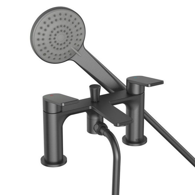 Bristan Frammento Bath Shower Mixer in Gunmetal