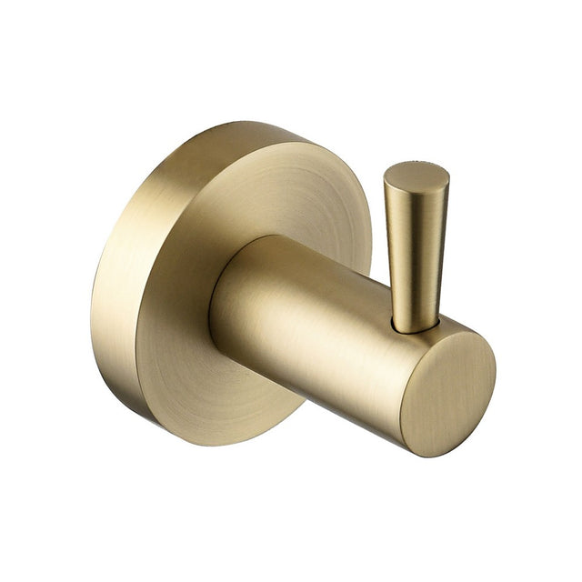 Bristan Round Hook in Brushed Brass