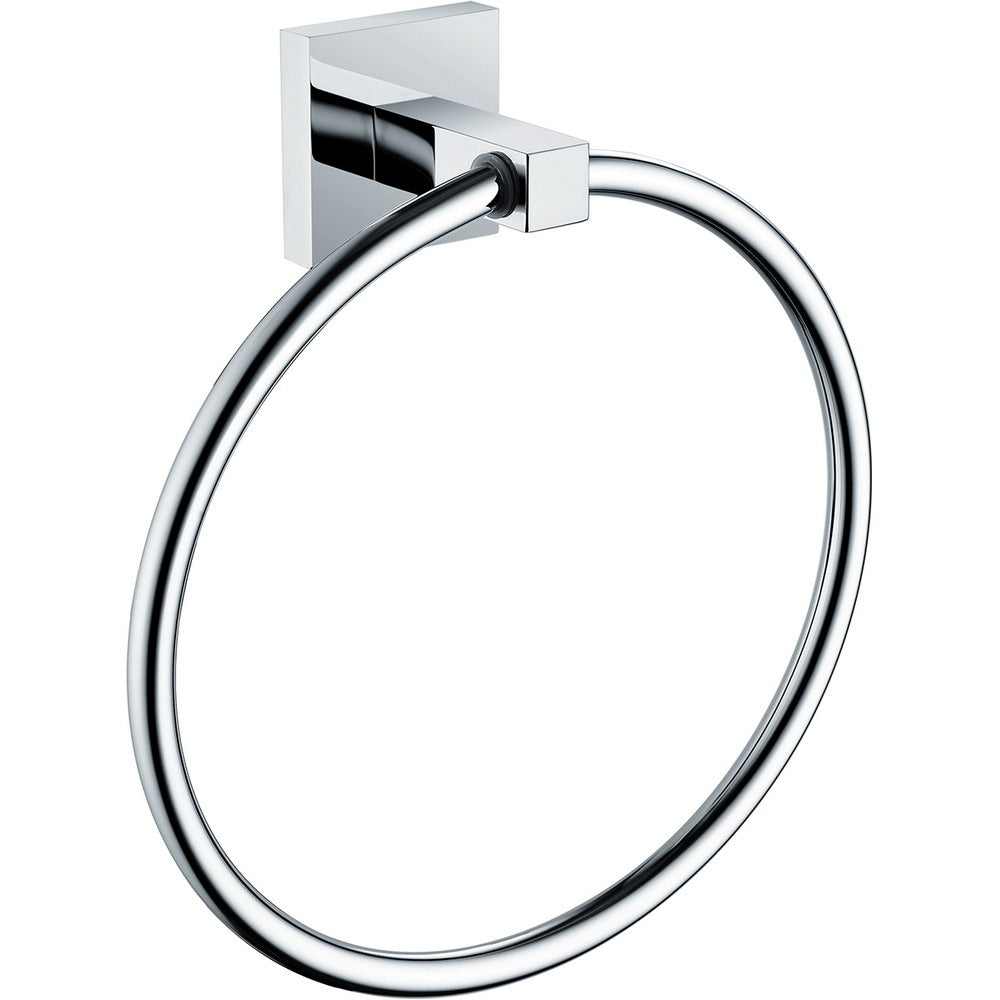 Bristan Square Chrome Towel Ring