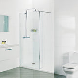 Roman Haven Select 10mm Chrome Wetroom Panel