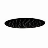 Scudo 200mm Black Round Shower Head