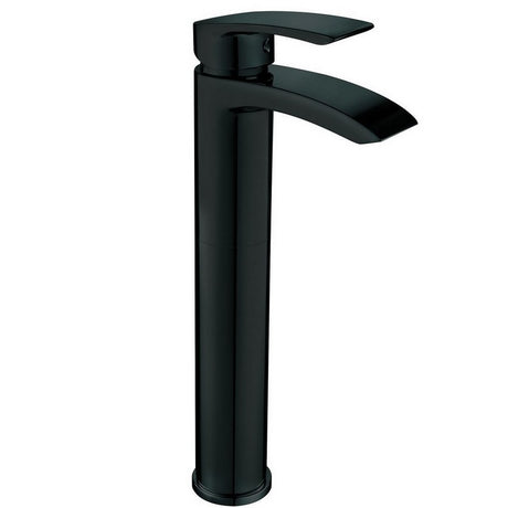 BLACK261ORBL Scudo Belini Black Tall Basin Mixer