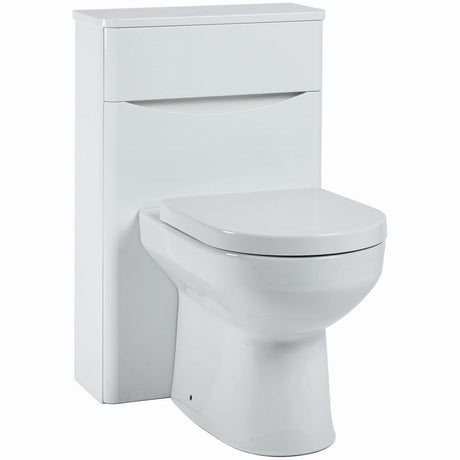 Scudo Bella Gloss White 500mm WC Unit