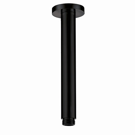 Scudo Black Rounded Ceiling Mounted Shower Arm