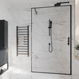 Scudo Dawn Minos Framed Black Wetroom Panel