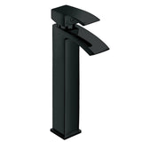 BLACK252ORBL Scudo Descent Black Tall Basin Mixer