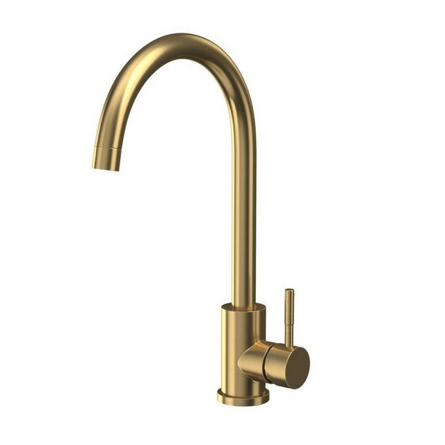 Scudo Manhattan Kitchen Tap in Brushed Brass