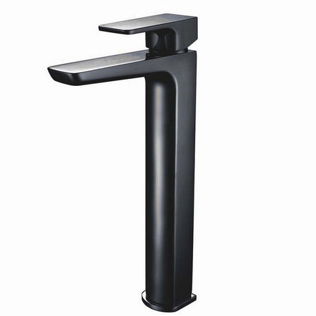 Scudo Muro Matt Black Tall Basin Mixer