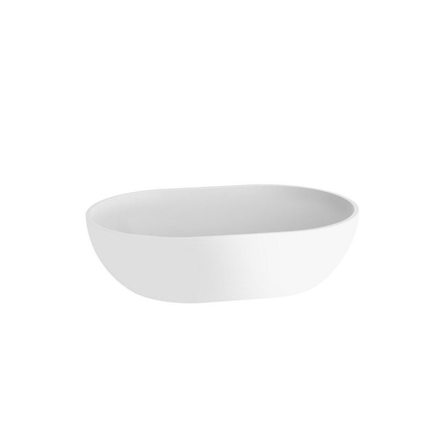 Scudo Neo Oval Countertop Basin Matt White