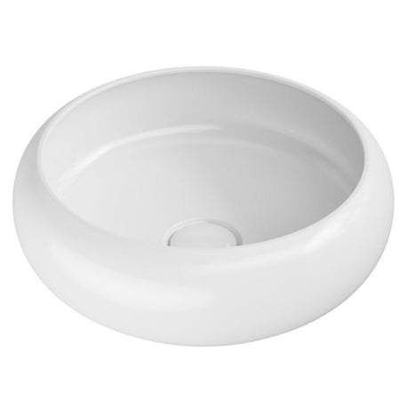 Scudo Riviera 360mm Round Countertop Basin White