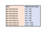 Scudo S8 Bronze Wetroom Panel adjustment