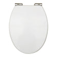 Scudo Wooden Soft Closing Toilet Seat White