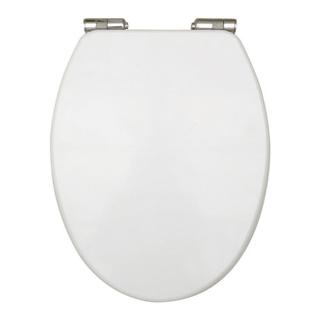 Scudo Wooden Soft Closing Toilet Seat White