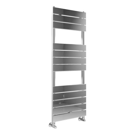 The Ajax Dovedale 1200 x 500mm Square Ladder Towel Warmer in Chrome