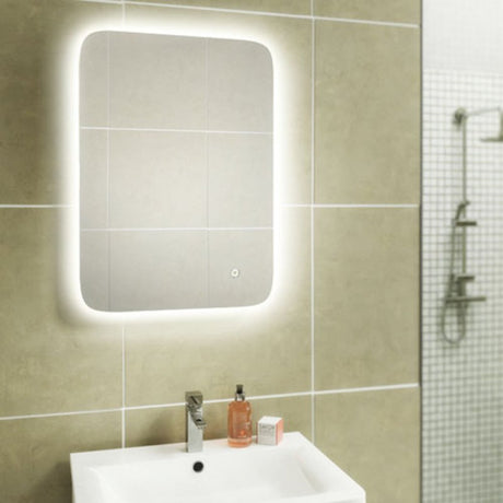 HIB Ambience 40 LED Ambient Mirror 400 x 800mm Lifestyle