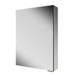 HIB Eris 50 Aluminium Bathroom Cabinet with Mirror Sides 500 x 700mm