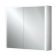 HIB Qubic 80 LED Aluminium Bathroom Cabinet 800 x 700mm 