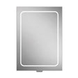 HIB Vapor 50 LED Demisting Aluminium Bathroom Cabinet 500 x 700mm