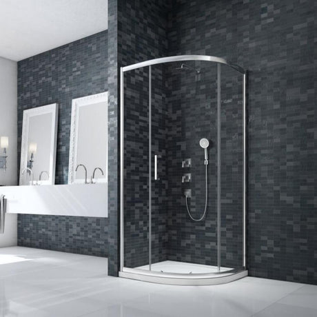 Merlyn Ionic Essence Framed 1 Door Offset Quadrant Shower Enclosure