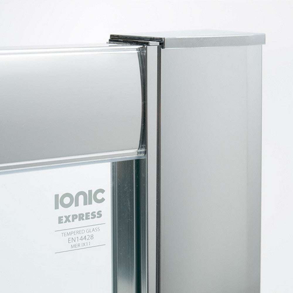 Merlyn Ionic Express Ionic Express 2-Door Offset Quadrant Enclosure chrome