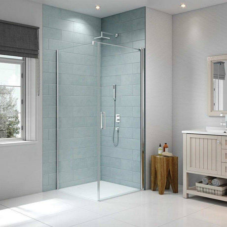 Merlyn 8 Series Frameless Pivot Shower Door 1